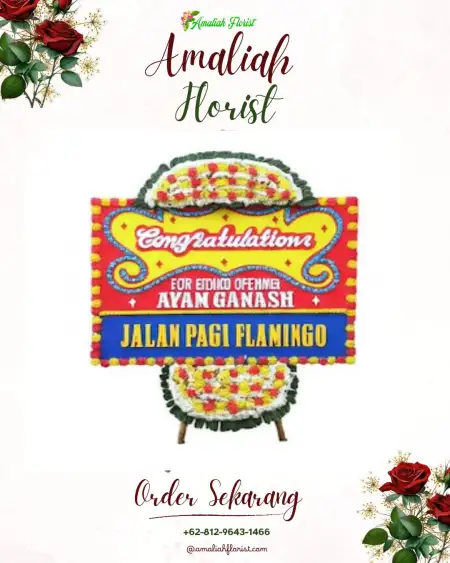 Sewa Papan Bunga Tanjung Pinggir